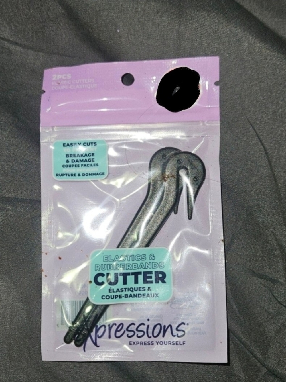 2pc Expressions Elastic Cutter BNIB